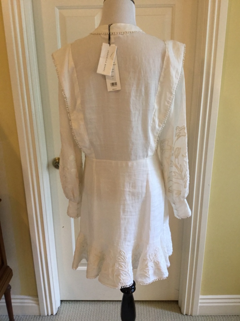 Veronica beard white embroidered linen dress / Brand new with tag - Picture 13 of 16